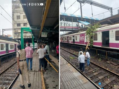 Mumbai Local Train Update: Western Line Services Disturbed Between Churchgate to Marine Line As Cloth Get Entangled in OHE Amid Heavy Rains | Mumbai Local Train Update: Western Line Services Disturbed Between Churchgate to Marine Line As Cloth Get Entangled in OHE Amid Heavy Rains Mumbai Local Train Update: Western Line Services Disturbed Between Churchgate to Marine Line As Cloth Get Entangled in OHE Amid Heavy Rains | Mumbai Local Train Update: Western Line Services Disturbed Between Churchgate to Marine Line As Cloth Get Entangled in OHE Amid Heavy Rains
