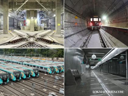 Mumbai Metro Line 3: From Tunnels to Stations, CM Devendra Fadnavis Offers Sneak Peek of Phase 2B Ahead of Inauguration (Photos) | Mumbai Metro Line 3: From Tunnels to Stations, CM Devendra Fadnavis Offers Sneak Peek of Phase 2B Ahead of Inauguration (Photos)