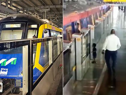 Mumbai Metro Yellow Line: Alert Station Staff Prevents Possible Mishap as Toddler Walks Out Before Doors Close | Mumbai Metro Yellow Line: Alert Station Staff Prevents Possible Mishap as Toddler Walks Out Before Doors Close Mumbai Metro Yellow Line: Alert Station Staff Prevents Possible Mishap as Toddler Walks Out Before Doors Close | Mumbai Metro Yellow Line: Alert Station Staff Prevents Possible Mishap as Toddler Walks Out Before Doors Close