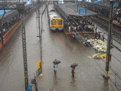 Local train and bus services hit hard, as heavy rains cripple Mumbai | Local train and bus services hit hard, as heavy rains cripple Mumbai
