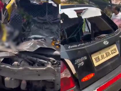 Mumbai Road Accident: Over speeding SUV Crashes into Taxi on Senapati Bapat Marg, 2 Died (Watch Video) | Mumbai Road Accident: Over speeding SUV Crashes into Taxi on Senapati Bapat Marg, 2 Died (Watch Video) Mumbai Road Accident: Over speeding SUV Crashes into Taxi on Senapati Bapat Marg, 2 Died (Watch Video) | Mumbai Road Accident: Over speeding SUV Crashes into Taxi on Senapati Bapat Marg, 2 Died (Watch Video)