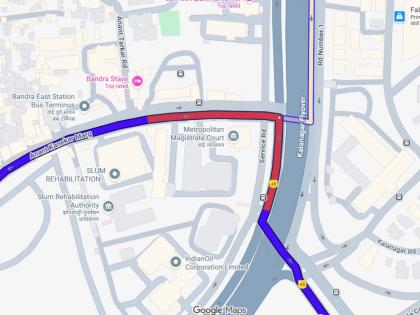 Mumbai Traffic Update: Vehicular Jam Reported Near Bandra Magistrate Court After Bomb Threat | Mumbai Traffic Update: Vehicular Jam Reported Near Bandra Magistrate Court After Bomb Threat