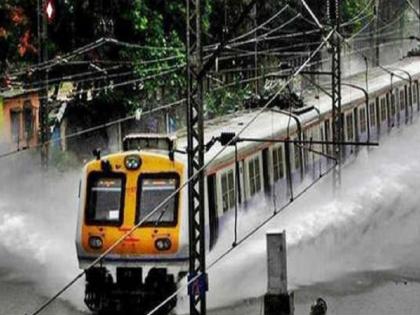 Train services on Kalyan-Kasara section routes stopped after heavy rains | Train services on Kalyan-Kasara section routes stopped after heavy rains