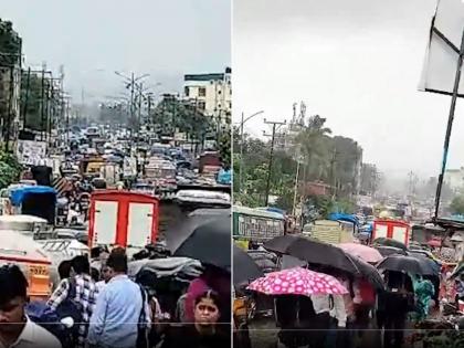 Nala Sopara Traffic Update: 2-KM Long Jam Reported Near Tulinj Road Naka in Early Hours | Nala Sopara Traffic Update: 2-KM Long Jam Reported Near Tulinj Road Naka in Early Hours