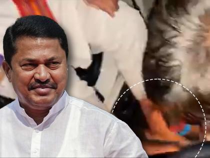 Controversy Erupts as Video Shows Congress Leader Nana Patole's Feet Washed by Party Worker in Akola (Watch Video) | Controversy Erupts as Video Shows Congress Leader Nana Patole's Feet Washed by Party Worker in Akola (Watch Video) Controversy Erupts as Video Shows Congress Leader Nana Patole's Feet Washed by Party Worker in Akola (Watch Video) | Controversy Erupts as Video Shows Congress Leader Nana Patole's Feet Washed by Party Worker in Akola (Watch Video)