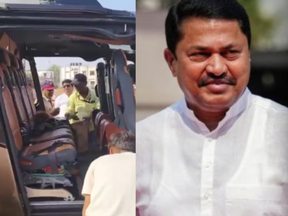 Maharashtra Bag-Check Row: Nana Patole’s Helicopter and Bags Checked by EC Officials (Watch Video)