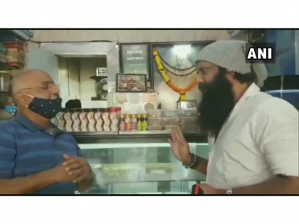 Viral Video! Mumbai: Shiv Sena leader Nitin Nandgaokar asks Karachi Sweets shop owner to remove 'Karachi' from name | Viral Video! Mumbai: Shiv Sena leader Nitin Nandgaokar asks Karachi Sweets shop owner to remove 'Karachi' from name