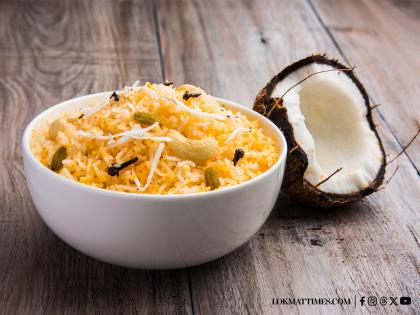 Narali Bhat Recipe for Narali Purnima 2025; Know How to Make This Sweet Coconut Rice | Narali Bhat Recipe for Narali Purnima 2025; Know How to Make This Sweet Coconut Rice