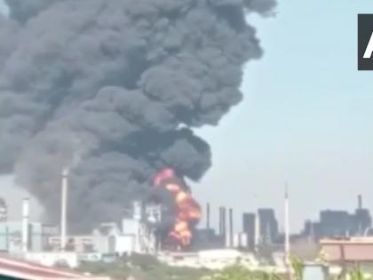 Major fire breaks out in factory in Nashik | Major fire breaks out in factory in Nashik Major fire breaks out in factory in Nashik | Major fire breaks out in factory in Nashik