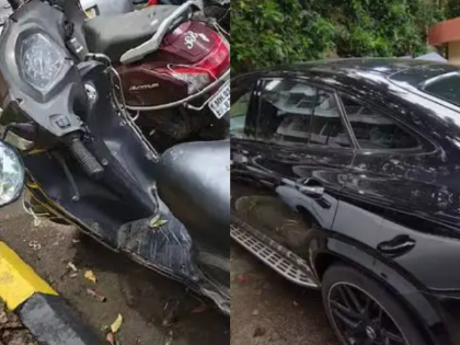 Navi Mumbai Accident: Woman Killed, Husband Injured After Mercedes Driven by 19-Year-Old Engineering Student Hits Scooter | Navi Mumbai Accident: Woman Killed, Husband Injured After Mercedes Driven by 19-Year-Old Engineering Student Hits Scooter Navi Mumbai Accident: Woman Killed, Husband Injured After Mercedes Driven by 19-Year-Old Engineering Student Hits Scooter | Navi Mumbai Accident: Woman Killed, Husband Injured After Mercedes Driven by 19-Year-Old Engineering Student Hits Scooter