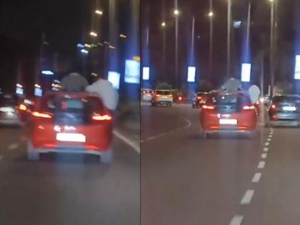 Navi Mumbai: Three College Students Booked for Performing Dangerous Car Stunts On Palm Beach Road in Sanpada; Video Goes Viral | Navi Mumbai: Three College Students Booked for Performing Dangerous Car Stunts On Palm Beach Road in Sanpada; Video Goes Viral Navi Mumbai: Three College Students Booked for Performing Dangerous Car Stunts On Palm Beach Road in Sanpada; Video Goes Viral | Navi Mumbai: Three College Students Booked for Performing Dangerous Car Stunts On Palm Beach Road in Sanpada; Video Goes Viral