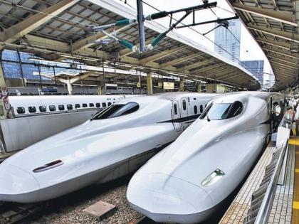 Surat starts construction of modern ballastless track for Mumbai-Ahmedabad bullet train project | Surat starts construction of modern ballastless track for Mumbai-Ahmedabad bullet train project