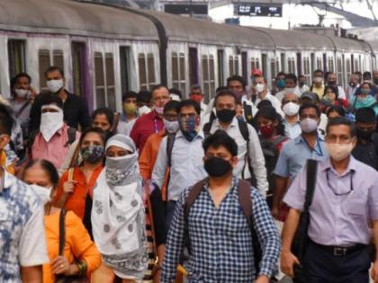 COVID-19: Mumbai local train passengers fined for not wearing masks | COVID-19: Mumbai local train passengers fined for not wearing masks