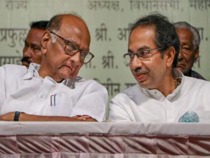 Sharad Pawar, Uddhav Thackeray attend review meeting ahead of I.N.D.I.A bloc conclave | Sharad Pawar, Uddhav Thackeray attend review meeting ahead of I.N.D.I.A bloc conclave