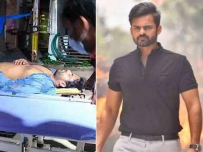 Tollywood actor Sai Dharam Tej meets with road accident | Tollywood actor Sai Dharam Tej meets with road accident