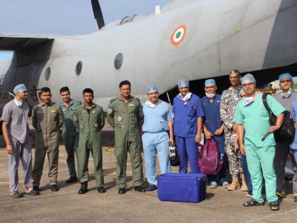 Live human heart airlifted from Nagpur to Pune by IAF AN-32 aircraft | Live human heart airlifted from Nagpur to Pune by IAF AN-32 aircraft