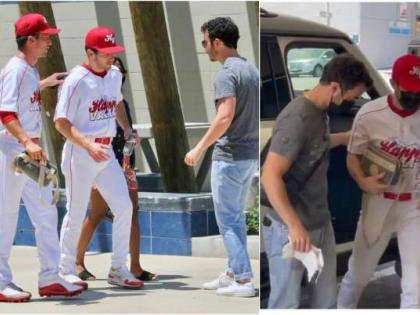 Nick Jonas badly injured during football game, Singer rushed into emergency room | Nick Jonas badly injured during football game, Singer rushed into emergency room Nick Jonas badly injured during football game, Singer rushed into emergency room | Nick Jonas badly injured during football game, Singer rushed into emergency room