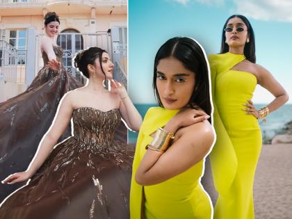 In Pics: Niharika NM and Astha Shah's Glamorous Looks from Cannes 2024