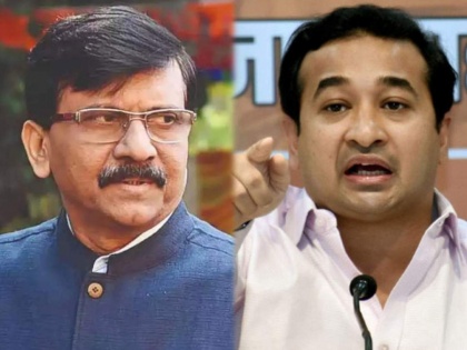 BJP MLA Nitesh Rane writes to ATS chief, alleges Sanjay Raut's role in social unrest | BJP MLA Nitesh Rane writes to ATS chief, alleges Sanjay Raut's role in social unrest