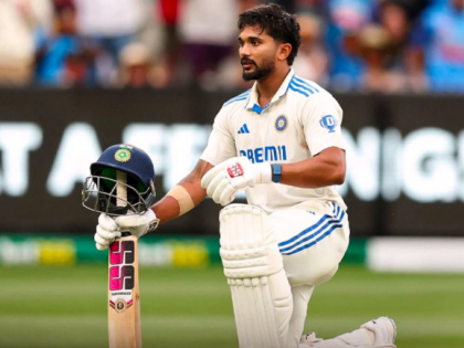 Nitish Kumar Reddy's Celebration Video: Indian All-Rounder Celebrates Maiden Test Hundred With Iconic 'Baahubali' Pose During IND vs AUS 4th Test | Nitish Kumar Reddy's Celebration Video: Indian All-Rounder Celebrates Maiden Test Hundred With Iconic 'Baahubali' Pose During IND vs AUS 4th Test