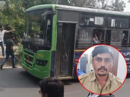 Watch: Drunken PMPML bus driver drives in reverse gear, passengers scream for help | Watch: Drunken PMPML bus driver drives in reverse gear, passengers scream for help