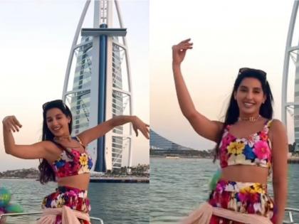 Nora Fatehi does belly dancing on yacht as she turns 31 | Nora Fatehi does belly dancing on yacht as she turns 31