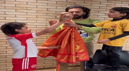 Gudi Padwa 2024: Riteish Deshmukh and Genelia Shares Glimpse Of Their Festive Celebration (Watch Video) | Gudi Padwa 2024: Riteish Deshmukh and Genelia Shares Glimpse Of Their Festive Celebration (Watch Video)
