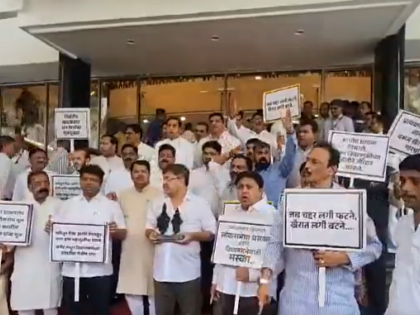 'No Penny In Pocket, But Call Me Bajirao': Opposition Stages Protest On Vidhan Bhavan Stairs A Day After Maharashtra State Budget (Watch Video) | 'No Penny In Pocket, But Call Me Bajirao': Opposition Stages Protest On Vidhan Bhavan Stairs A Day After Maharashtra State Budget (Watch Video) 'No Penny In Pocket, But Call Me Bajirao': Opposition Stages Protest On Vidhan Bhavan Stairs A Day After Maharashtra State Budget (Watch Video) | 'No Penny In Pocket, But Call Me Bajirao': Opposition Stages Protest On Vidhan Bhavan Stairs A Day After Maharashtra State Budget (Watch Video)