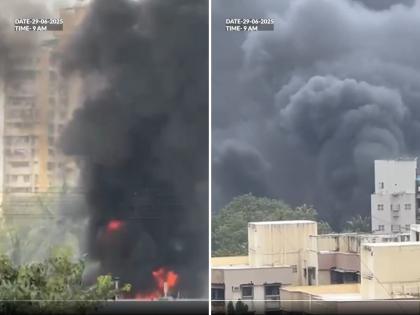 Mumbai Fire: Massive Blaze Engulfs Shop in Oshiwara, No Casualties Reported (Watch Video) | Mumbai Fire: Massive Blaze Engulfs Shop in Oshiwara, No Casualties Reported (Watch Video) Mumbai Fire: Massive Blaze Engulfs Shop in Oshiwara, No Casualties Reported (Watch Video) | Mumbai Fire: Massive Blaze Engulfs Shop in Oshiwara, No Casualties Reported (Watch Video)