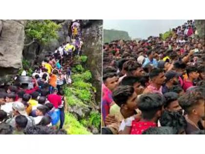 Shocking Video! COVID-19: More than 250 tourists booked for overcrowding at Asheri Fort in Palghar | Shocking Video! COVID-19: More than 250 tourists booked for overcrowding at Asheri Fort in Palghar