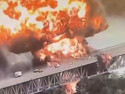 Panama City Bridge Fire: Four Injured, One Missing After Fuel Tanker Truck Explodes on Canal Bridge | Panama City Bridge Fire: Four Injured, One Missing After Fuel Tanker Truck Explodes on Canal Bridge Panama City Bridge Fire: Four Injured, One Missing After Fuel Tanker Truck Explodes on Canal Bridge | Panama City Bridge Fire: Four Injured, One Missing After Fuel Tanker Truck Explodes on Canal Bridge