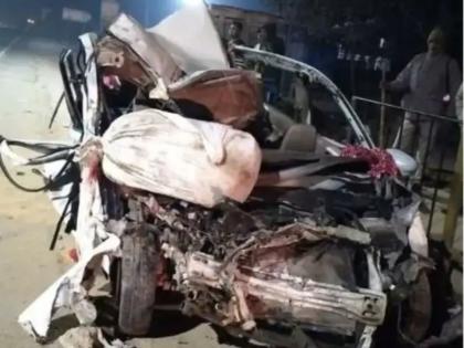 Panvel Accident: Two Killed, Five Injured After High-Speed SUV Crashes Into Truck | Panvel Accident: Two Killed, Five Injured After High-Speed SUV Crashes Into Truck