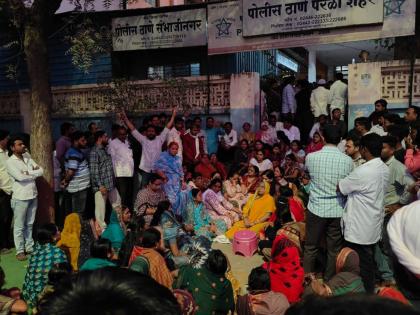 Santosh Deshmukh Murder Case: Protest Outside Parli Police Station Over MCOCA Charge Against Walmik Karad Ends After 12 Hours