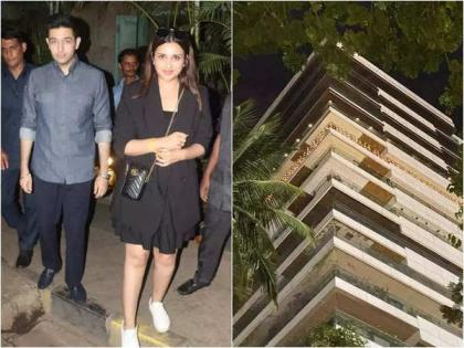 Parineeti Chopra's Mumbai house decks up for engagement ceremony | Parineeti Chopra's Mumbai house decks up for engagement ceremony