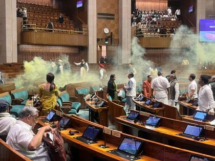 Lok Sabha security breach: Government says high-level inquiry initiated, asks opposition not to politicise issue | Lok Sabha security breach: Government says high-level inquiry initiated, asks opposition not to politicise issue