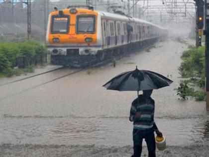 Mumbai Rains: Harbour line local trains running late as rain lashes in city | Mumbai Rains: Harbour line local trains running late as rain lashes in city