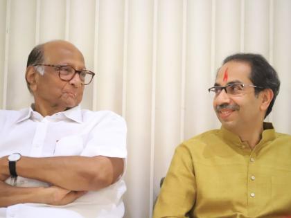 Uddhav Thackeray meets Sharad Pawar at his residence Silver Oak in Mumbai | Uddhav Thackeray meets Sharad Pawar at his residence Silver Oak in Mumbai Uddhav Thackeray meets Sharad Pawar at his residence Silver Oak in Mumbai | Uddhav Thackeray meets Sharad Pawar at his residence Silver Oak in Mumbai