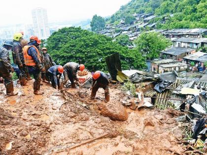 Maharashtra: BMC advise slum dwellers to relocate in view of landslide threat | Maharashtra: BMC advise slum dwellers to relocate in view of landslide threat