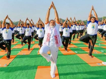 12,000 register till now for Yoga Day celebration to be led by PM Narendra Modi | 12,000 register till now for Yoga Day celebration to be led by PM Narendra Modi