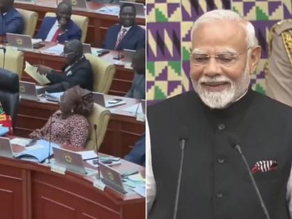 Ghana Parliament Erupts in Buzz After PM Narendra Modi’s Remarks… (Watch Video) | Ghana Parliament Erupts in Buzz After PM Narendra Modi’s Remarks… (Watch Video) Ghana Parliament Erupts in Buzz After PM Narendra Modi’s Remarks… (Watch Video) | Ghana Parliament Erupts in Buzz After PM Narendra Modi’s Remarks… (Watch Video)