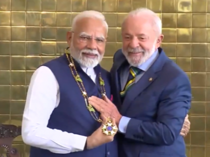 PM Modi Conferred With Brazil’s Highest Civilian Honour by President Lula (Watch Video) | PM Modi Conferred With Brazil’s Highest Civilian Honour by President Lula (Watch Video) PM Modi Conferred With Brazil’s Highest Civilian Honour by President Lula (Watch Video) | PM Modi Conferred With Brazil’s Highest Civilian Honour by President Lula (Watch Video)