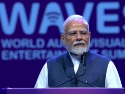 Mumbai: PM Narendra Modi Inaugurates WAVES Summit at Jio World Convention Centre in BKC | Mumbai: PM Narendra Modi Inaugurates WAVES Summit at Jio World Convention Centre in BKC Mumbai: PM Narendra Modi Inaugurates WAVES Summit at Jio World Convention Centre in BKC | Mumbai: PM Narendra Modi Inaugurates WAVES Summit at Jio World Convention Centre in BKC