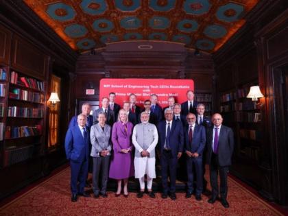 PM Narendra Modi Attends Tech CEOs Roundtable in New York