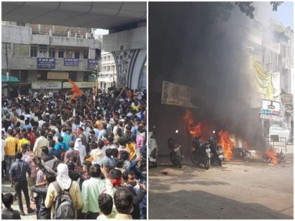 Tripura violence spreads to Maharashtra; Section 144 imposed in Amravati | Tripura violence spreads to Maharashtra; Section 144 imposed in Amravati