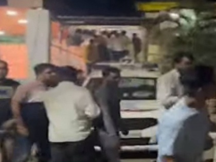 Shiv Sena Leader Shot at by BJP MLA in Ulhasnagar | Shiv Sena Leader Shot at by BJP MLA in Ulhasnagar