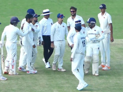 Prithvi Shaw, Mumbai Players Engage in Heated Exchange After His Dismissal During Warm-Up Match (VIDEO) | Prithvi Shaw, Mumbai Players Engage in Heated Exchange After His Dismissal During Warm-Up Match (VIDEO)
