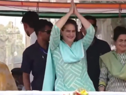 Lok Sabha Election 2024: Priyanka Gandhi Holds Roadshow for Kumari Selja in Haryana (Watch) | Lok Sabha Election 2024: Priyanka Gandhi Holds Roadshow for Kumari Selja in Haryana (Watch)