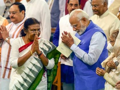 Watershed moment for India: PM Modi on Droupadi Murmu assuming presidency | Watershed moment for India: PM Modi on Droupadi Murmu assuming presidency