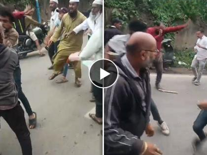 Pune: PMC Anti-Encroachment Staff Attacked by Hawkers in Sayyadnagar (Watch Video) | Pune: PMC Anti-Encroachment Staff Attacked by Hawkers in Sayyadnagar (Watch Video)