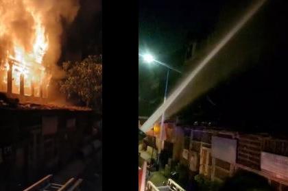 Pune Fire: Blazing Inferno Engulfs Wooden House Near Ram Mandir, Nana Peth (Watch Video) | Pune Fire: Blazing Inferno Engulfs Wooden House Near Ram Mandir, Nana Peth (Watch Video) Pune Fire: Blazing Inferno Engulfs Wooden House Near Ram Mandir, Nana Peth (Watch Video) | Pune Fire: Blazing Inferno Engulfs Wooden House Near Ram Mandir, Nana Peth (Watch Video)